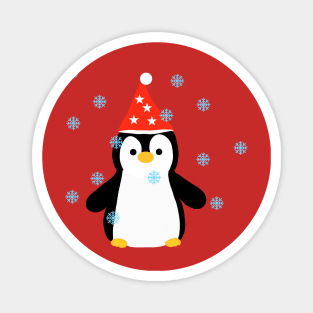 Penguin Christmas Magnet